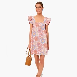 GUC Tuckernuck x Cameran Wimberly size M Folly Floral Hazel Flutter Sleeve Dress
